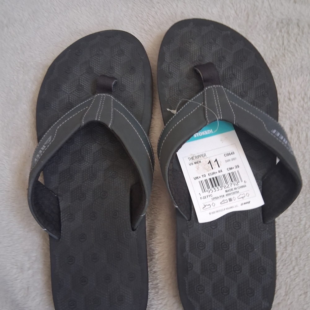Men's Black Flip Flops
